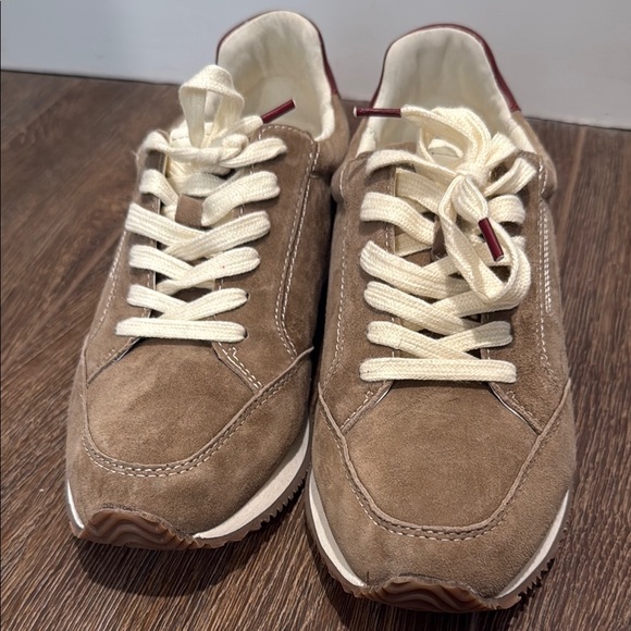 Birdies Roadrunner Suede Sneakers with Cream Accents - Picture 2 of 6